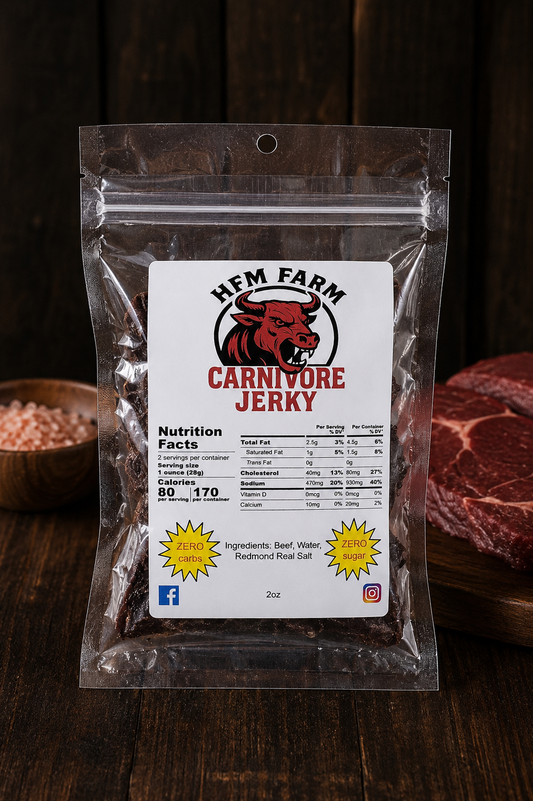 Carnivore Jerky Beef Jerky