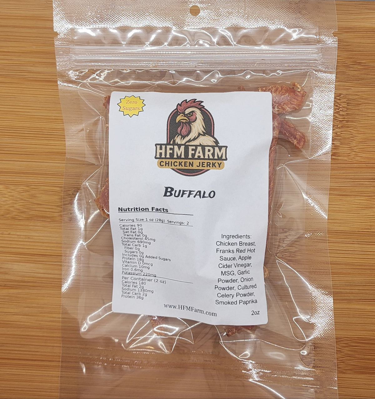 Buffalo Chicken Jerky