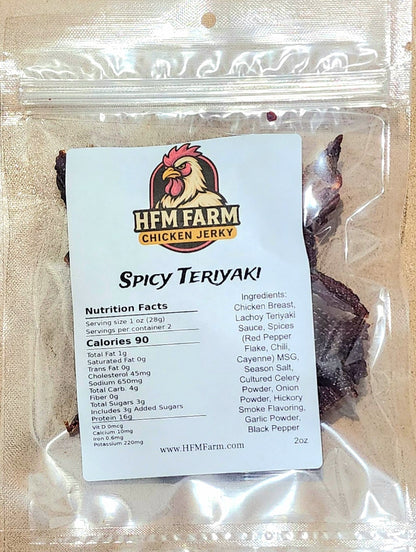 Spicy Teriyaki Chicken Jerky